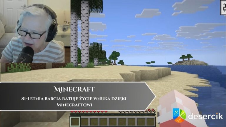 81-letnia babcia ratuje życie wnuka dzięki Minecraftowi