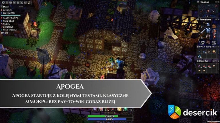 Apogea startuje z kolejnymi testami. Klasyczne MMORPG bez pay-to-win coraz bliżej