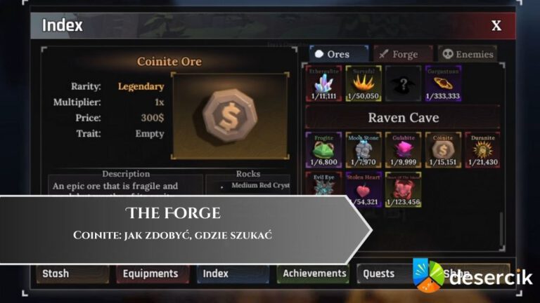 The Forge – Coinite: jak zdobyć, gdzie szukać