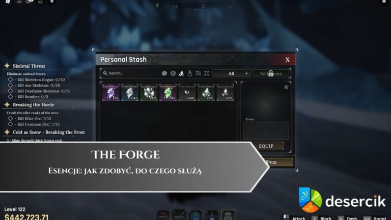 The Forge – Esencje: jak zdobyć, do czego służą