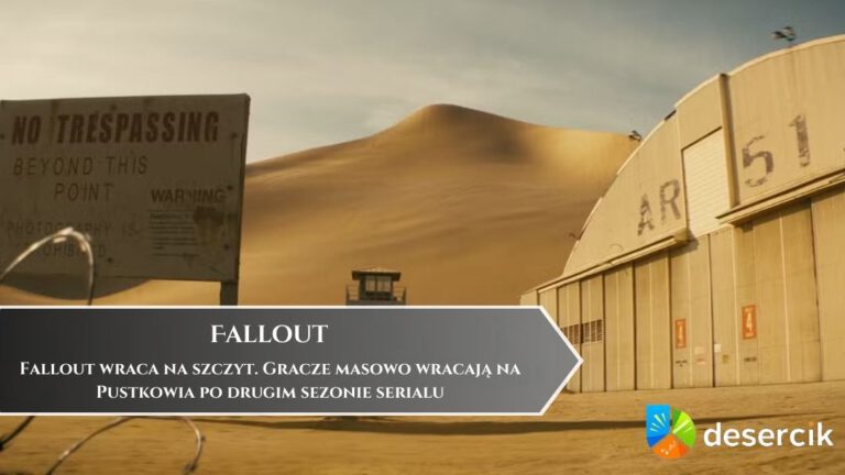 Fallout wraca na szczyt. Gracze masowo wracają na Pustkowia po drugim sezonie serialu