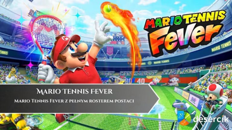 Mario Tennis Fever z pełnym rosterem postaci. Baby Waluigi robi różnicę