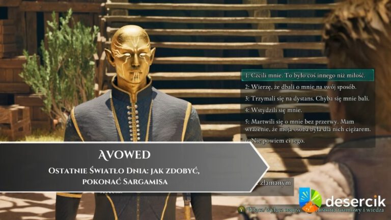 Avowed &ndash; Ostatnie Światło Dnia: jak zdobyć, pokonać Sargamisa