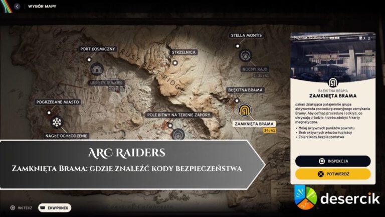 ARC Raiders &ndash; Zamknięta Brama: gdzie znaleźć kody bezpieczeństwa