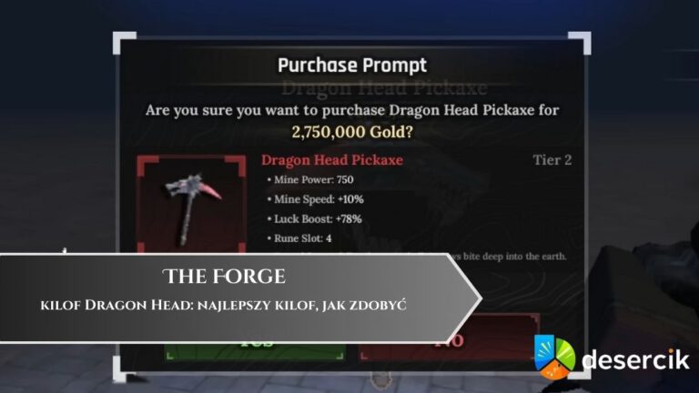 The Forge – kilof Dragon Head: najlepszy kilof, jak zdobyć