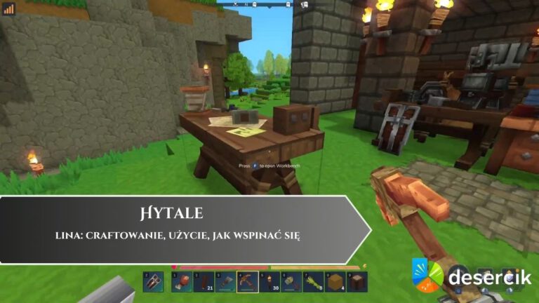 Hytale &ndash; lina: craftowanie, użycie, jak wspinać się
