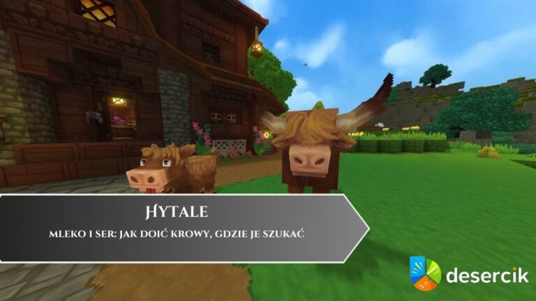 Hytale &ndash; mleko i ser: jak doić krowy, gdzie je szukać
