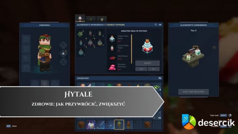 Hytale &ndash; zdrowie: jak przywr&oacute;cić, zwiększyć