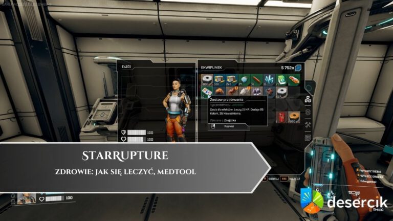 StarRupture – zdrowie: jak się leczyć, medtool