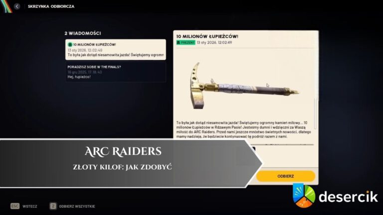 ARC Raiders &ndash; złoty kilof: jak zdobyć