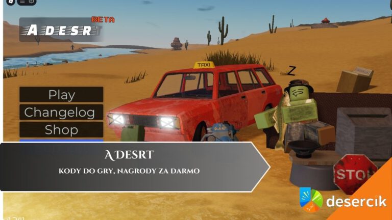 A Desrt (Roblox) &ndash; Kody do gry