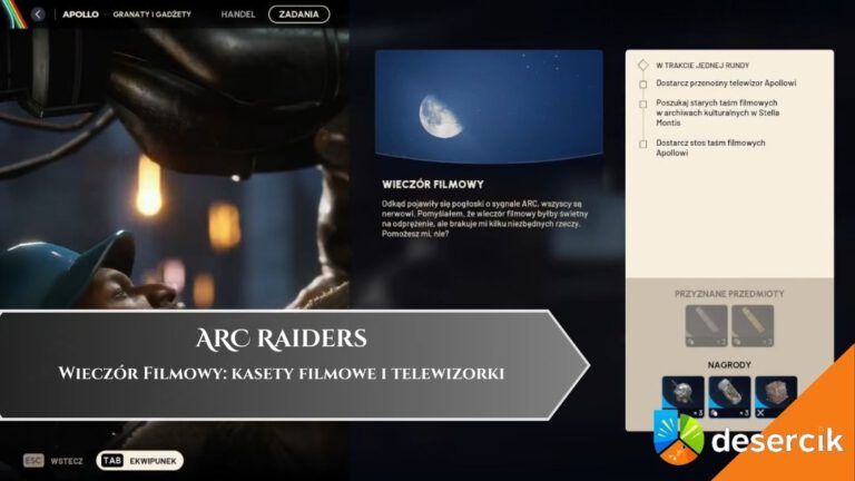 ARC Raiders – Wieczór Filmowy: kasety filmowe i telewizorki