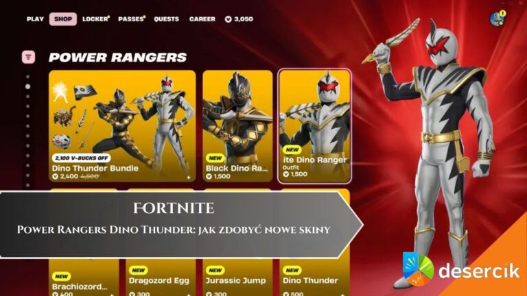 Fortnite &ndash; Power Rangers Dino Thunder: jak zdobyć nowe skiny