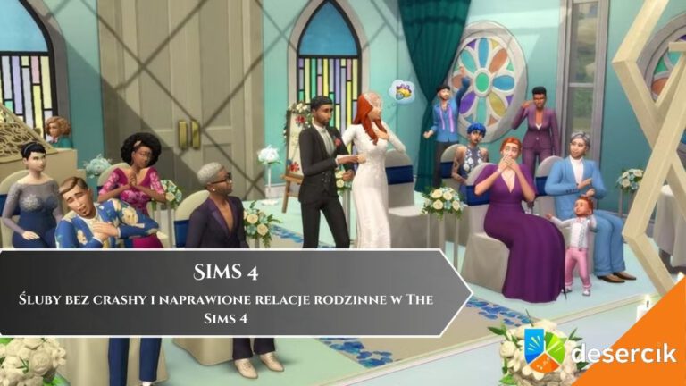 Śluby bez crashy i naprawione relacje rodzinne w The Sims 4