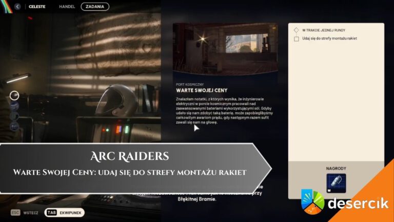 ARC Raiders – Warte Swojej Ceny: udaj się do strefy montażu rakiet