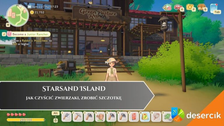 Starsand Island &ndash; jak czyścić zwierzaki, zrobić szczotkę