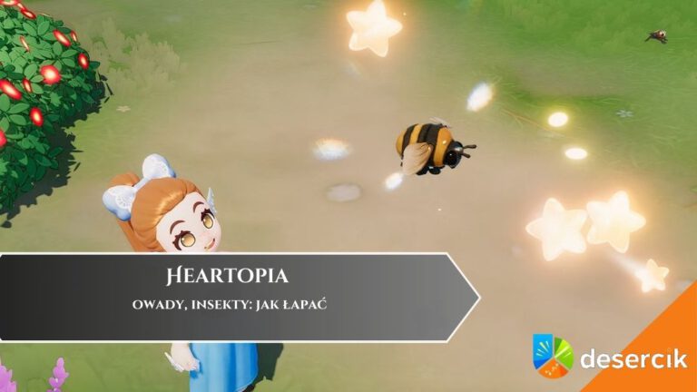Heartopia – owady, insekty: jak łapać