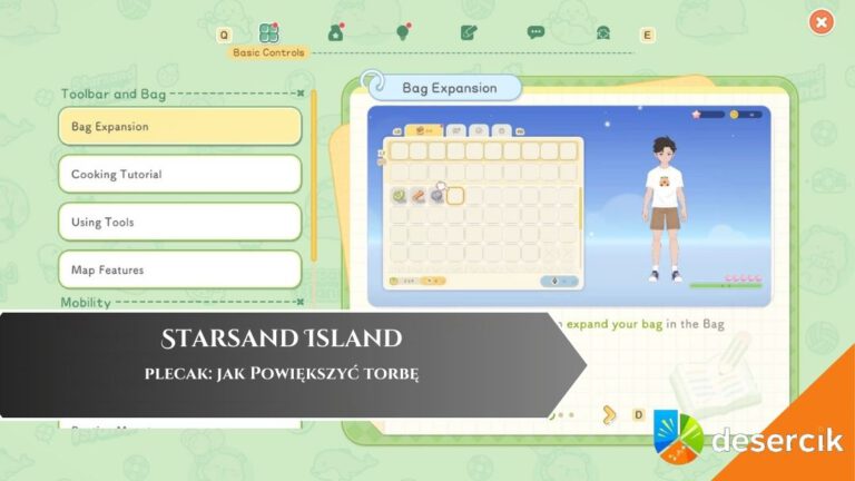 Starsand Island &ndash; plecak: jak Powiększyć torbę