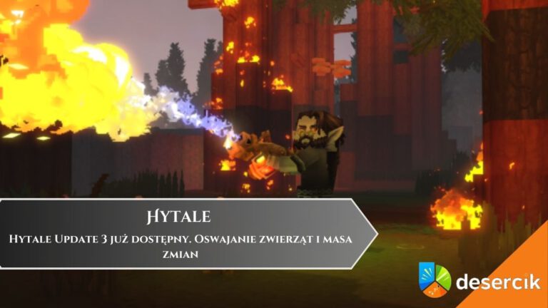 Hytale Update 3 już dostępny. Oswajanie zwierząt i masa zmian
