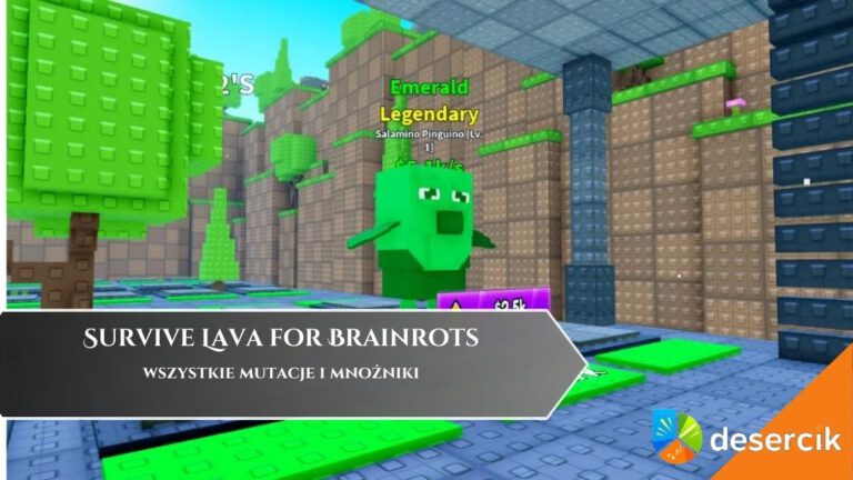 Survive Lava for Brainrots &ndash; wszystkie mutacje i mnożniki