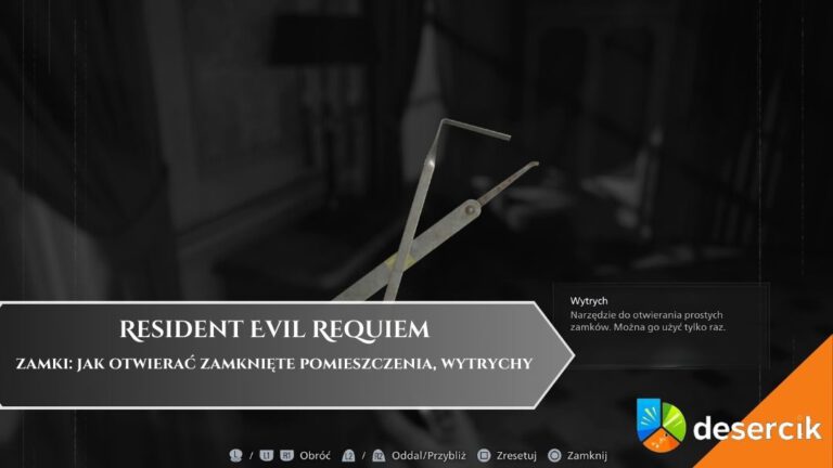 Resident Evil Requiem &ndash; zamki: jak otwierać zamknięte pomieszczenia, wytrychy