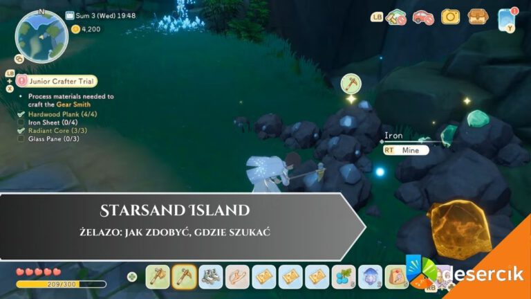 Starsand Island – żelazo: jak zdobyć, gdzie szukać