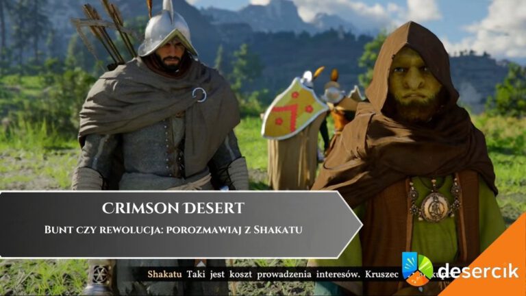 Crimson Desert &ndash; Bunt czy rewolucja: porozmawiaj z Shakatu