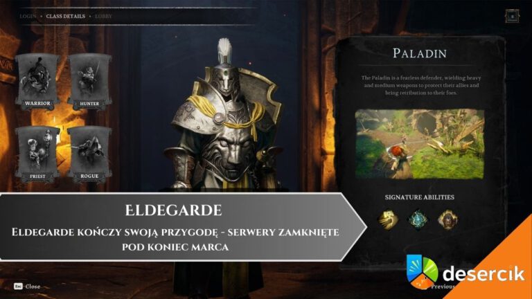 Eldegarde kończy swoją przygodę &ndash; serwery zamknięte pod koniec marca