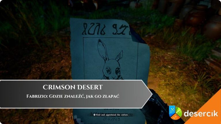 Crimson Desert &ndash; Fabrizio: Gdzie znaleźć, jak go złapać