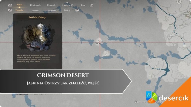 Crimson Desert &ndash; Jaskinia Ostrzy: jak znaleźć, wejść