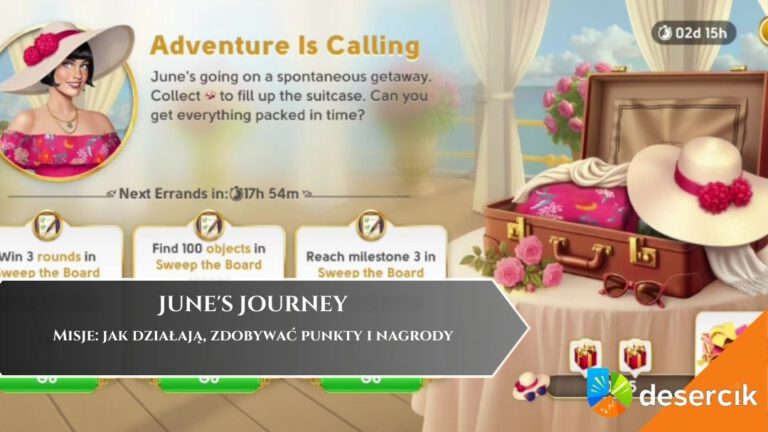 June’s Journey – Misje: jak działają, zdobywać punkty i nagrody