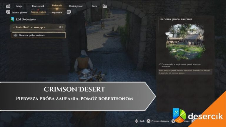Crimson Desert &ndash; Pierwsza Pr&oacute;ba Zaufania: pom&oacute;ż robertsonom