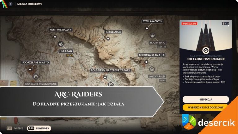 ARC Raiders &ndash; Dokładne przeszukanie: jak działa