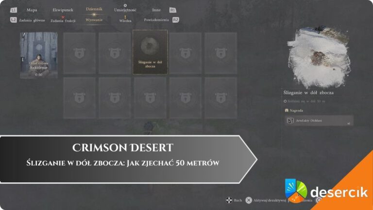 Crimson Desert – Ślizganie w dół zbocza: Jak zjechać 50 metrów