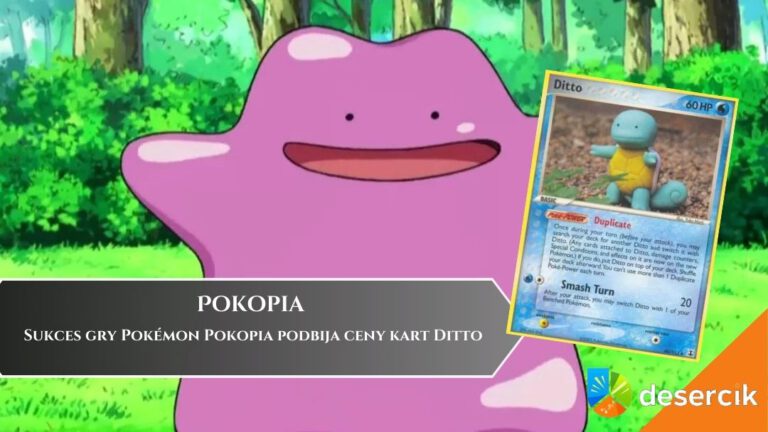 Sukces gry Pokémon Pokopia podbija ceny kart Ditto