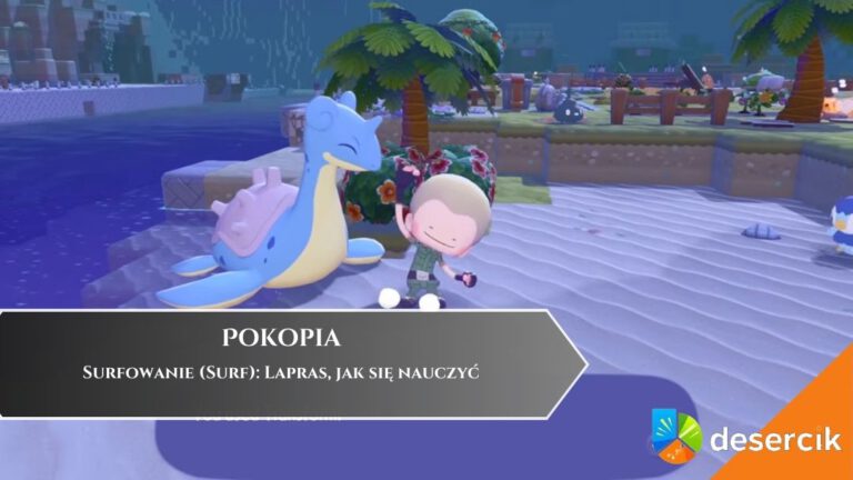 Pokopia – Surfowanie (Surf): Lapras, jak się nauczyć pływać