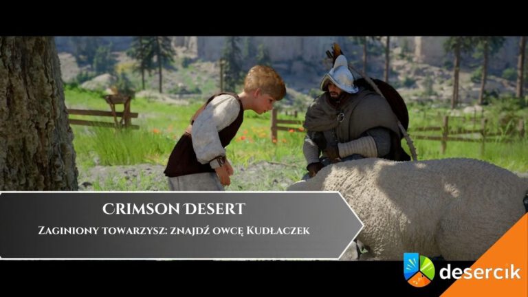 Crimson Desert &ndash; Zaginiony towarzysz: znajdź owcę Kudłaczek
