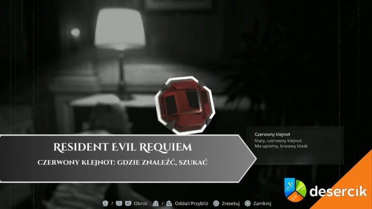 Resident Evil Requiem &ndash; czerwony klejnot: gdzie znaleźć, szukać