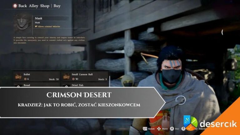 Crimson Desert &ndash; kradzież: jak to robić, zostać kieszonkowcem