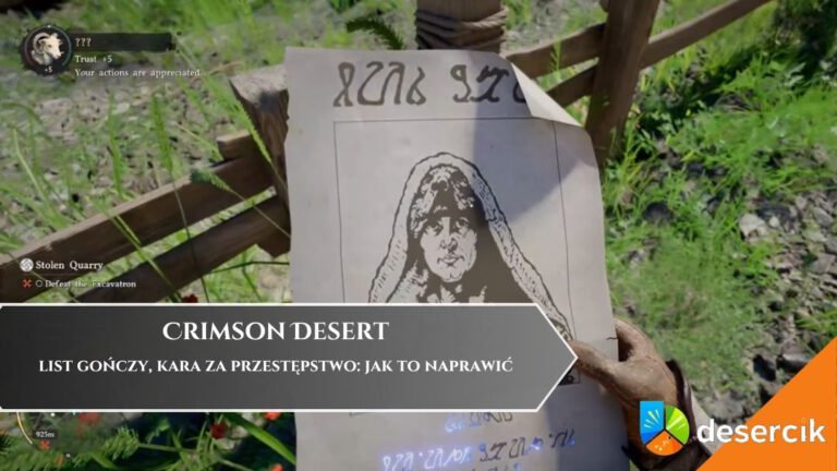 Crimson Desert – list gończy, kara za przestępstwo: jak to naprawić