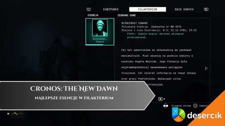 Cronos The New Dawn – najlepsze esencje w filakterium