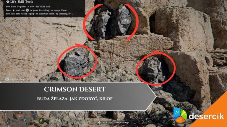 Crimson Desert &ndash; ruda żelaza: jak zdobyć, kilof