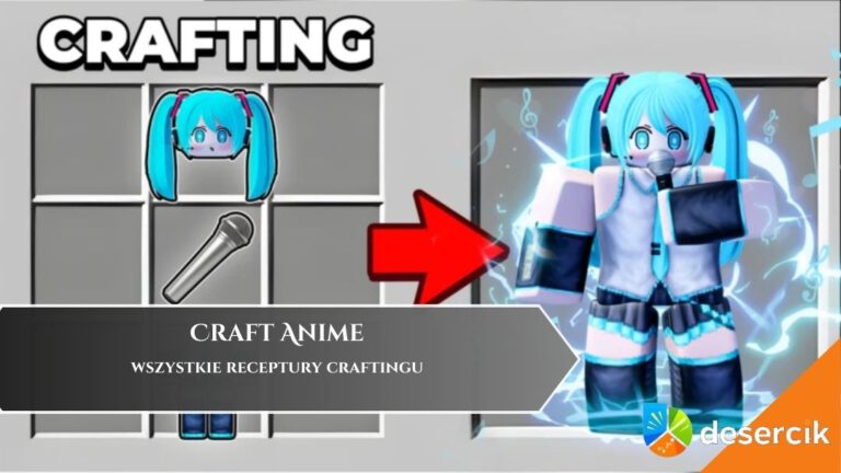 Craft Anime (Roblox) &ndash; wszystkie receptury craftingu