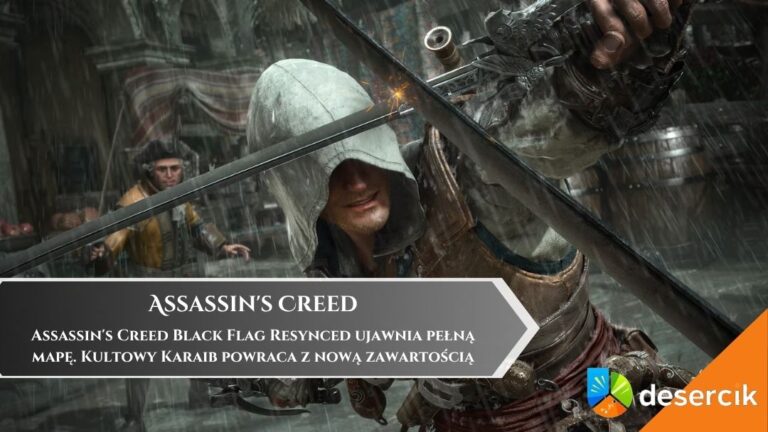 Assassin&rsquo;s Creed Black Flag Resynced ujawnia pełną mapę. Kultowy Karaib powraca z nową zawartością