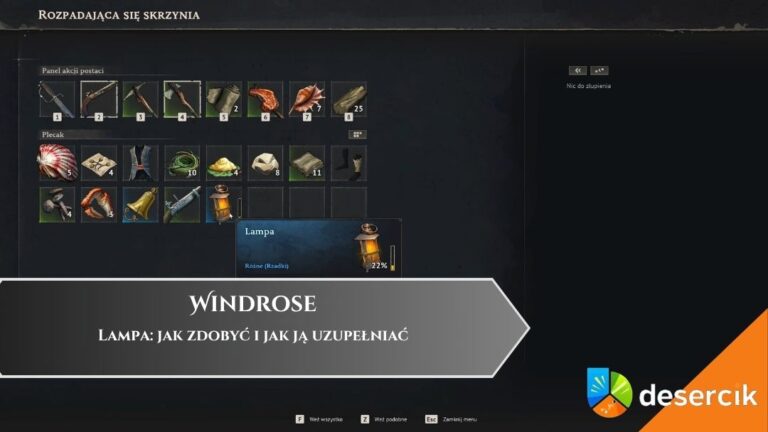 Windrose &ndash; Lampa: jak zdobyć i jak ją uzupełniać