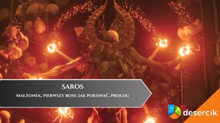 Saros &ndash; Małżonek, pierwszy boss: jak pokonać, prolog