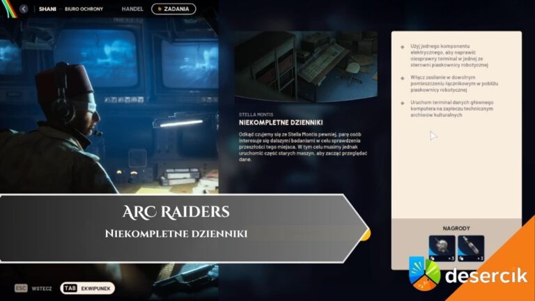 ARC Raiders &ndash; Niekompletne dzienniki