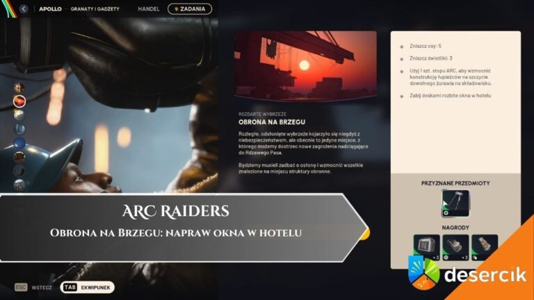 ARC Raiders &ndash; Obrona na Brzegu: napraw okna w hotelu