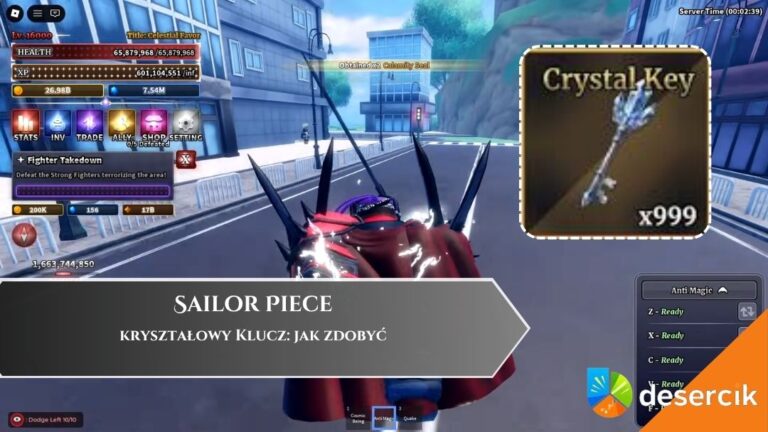 Sailor Piece &ndash; kryształowy Klucz: jak zdobyć