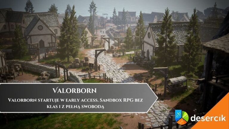 Valorborn startuje w early access. Sandbox RPG bez klas i z pełną swobodą